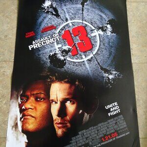 Assault on Precinct 13 - Movie Poster with Ethan Hawke & Laurence Fishburne 2005